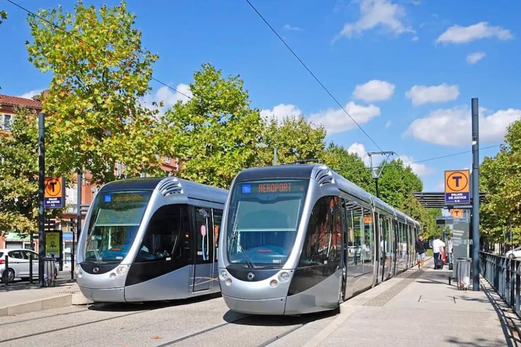 Apartmán Le Studio Jardin D'Eden Metro Palais De Justice Toulouse Exteriér fotografie